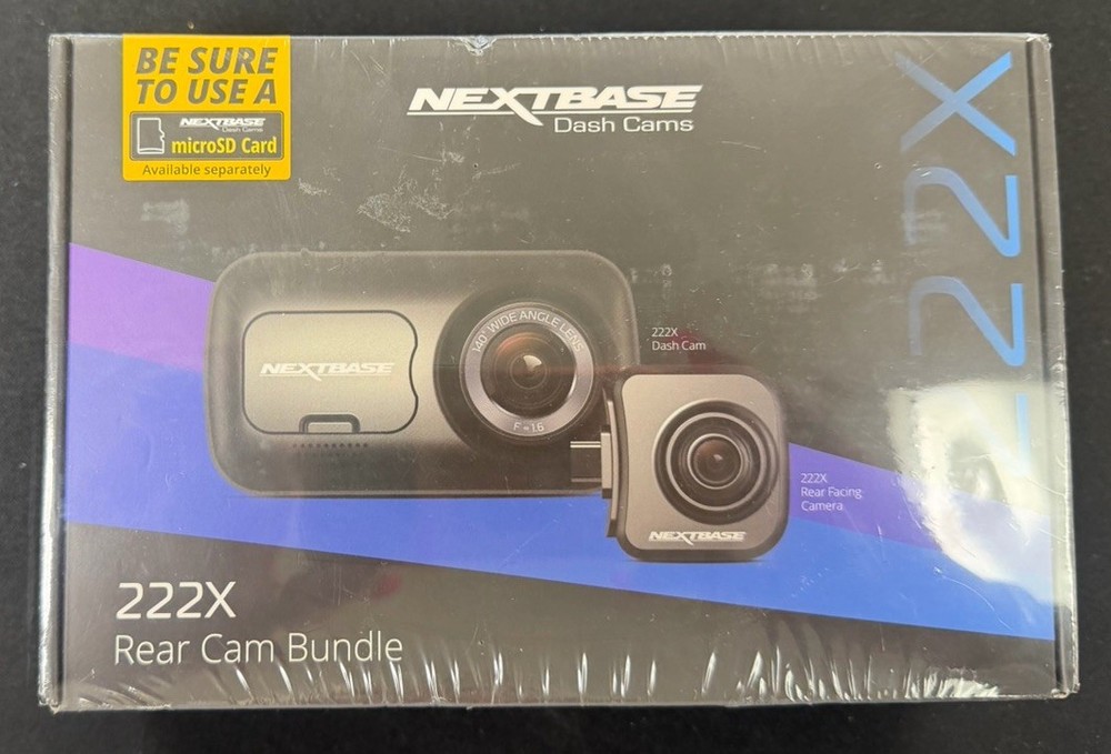 NEXTBASE DASH CAMS 222X REAR CAM BUNDLE NIB