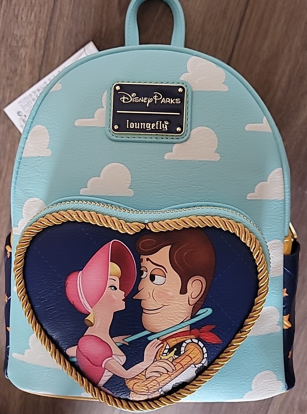 NEW Disney Parks Loungefly Mini Backpack Toy Story Woody Bo Peep Sheep Heart