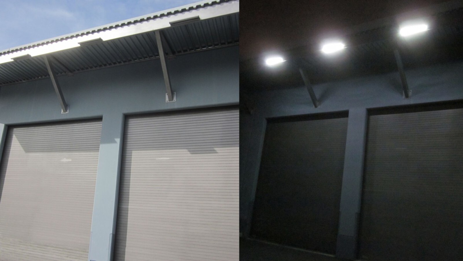 EE820W4F Solar Aluminum All-Night-On Wall Flood Billboard Sign Ad LED Light