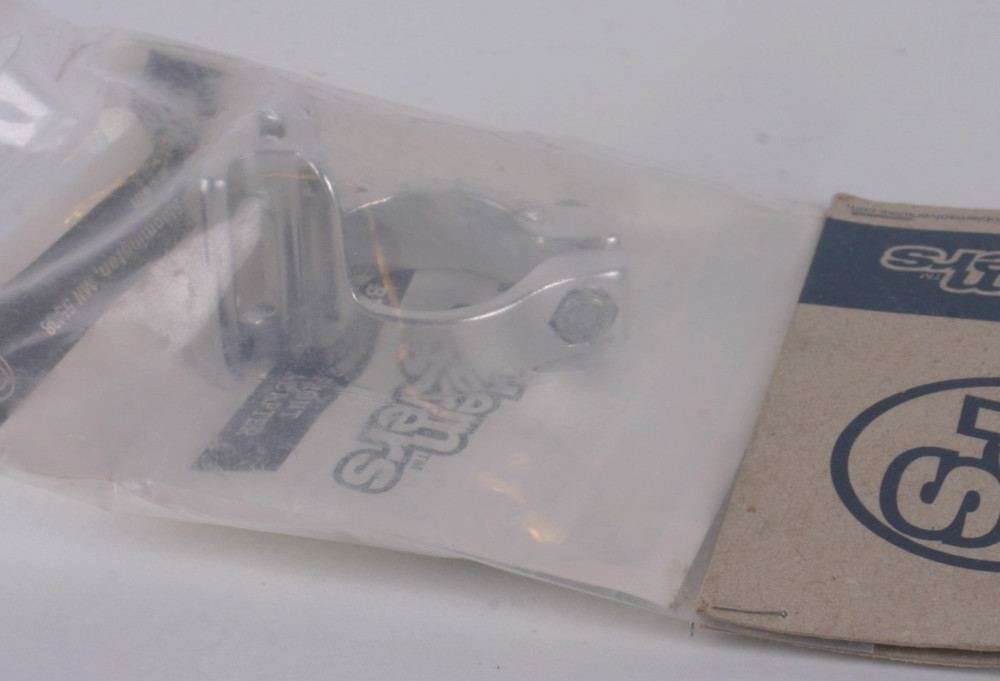 NEW Problem Solvers Braze-on Adaptor Clamp 28.6mm Slotted Silver