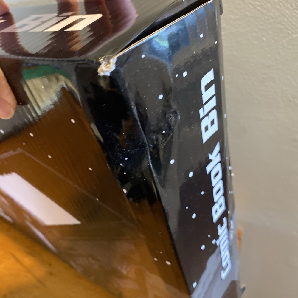 BCW Comic Book Storage Plastic Bin Stackable Boxes Black Holds 150