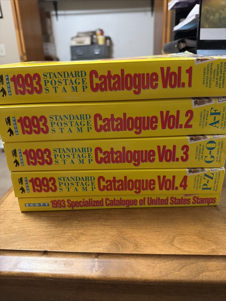 Scott Standard Postage Stamp Catalog 1993 1-4 And Specialized