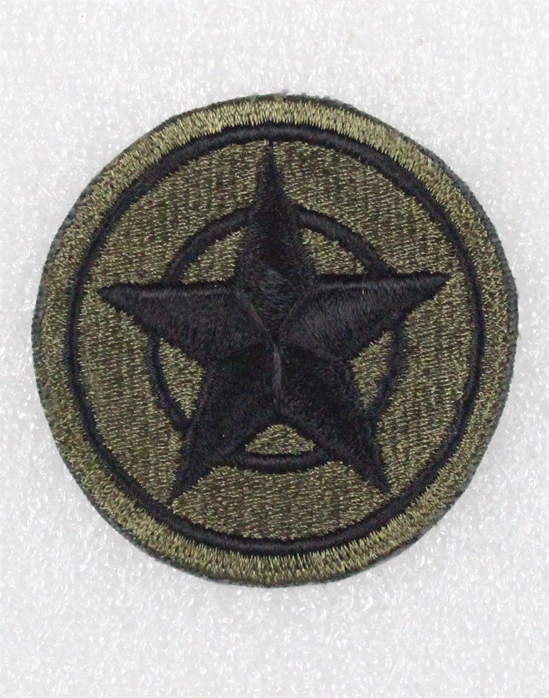 Army Patch: 11th Support Command - subdued, cut edge