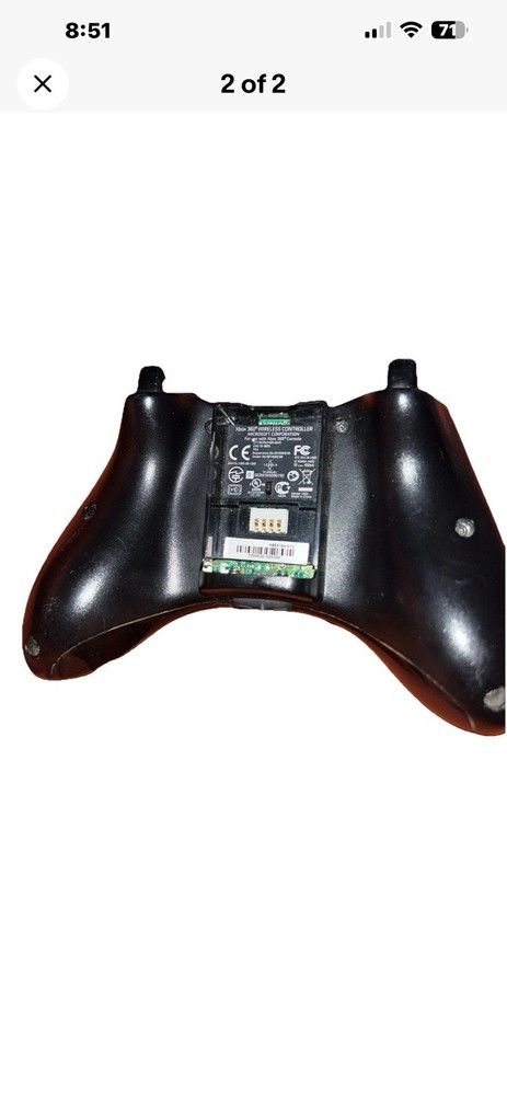 Nyko Tech86074 Charge Base for Xbox 360 Black + Xbox 360 Wireless Controller