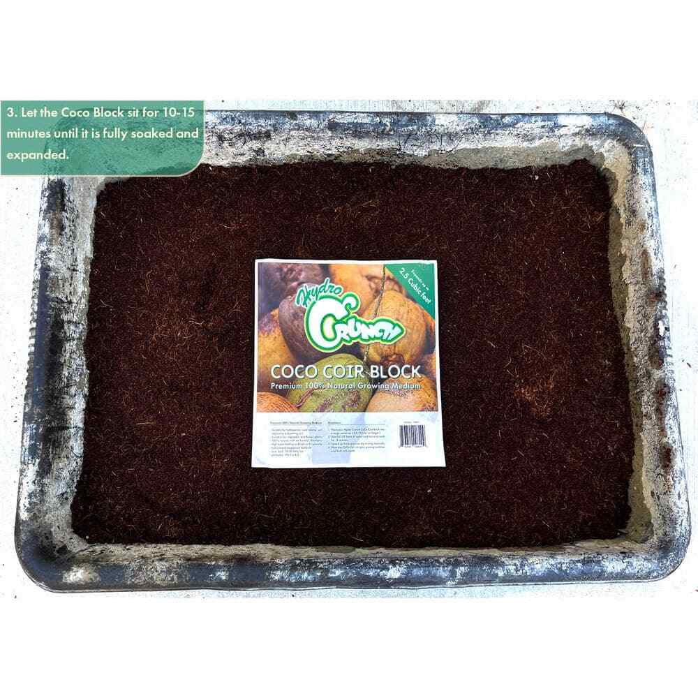 Coco Coir Block 2.5cu ft. 15 gal. 2 Pack Soil Enhancer Amendment Organic Peat