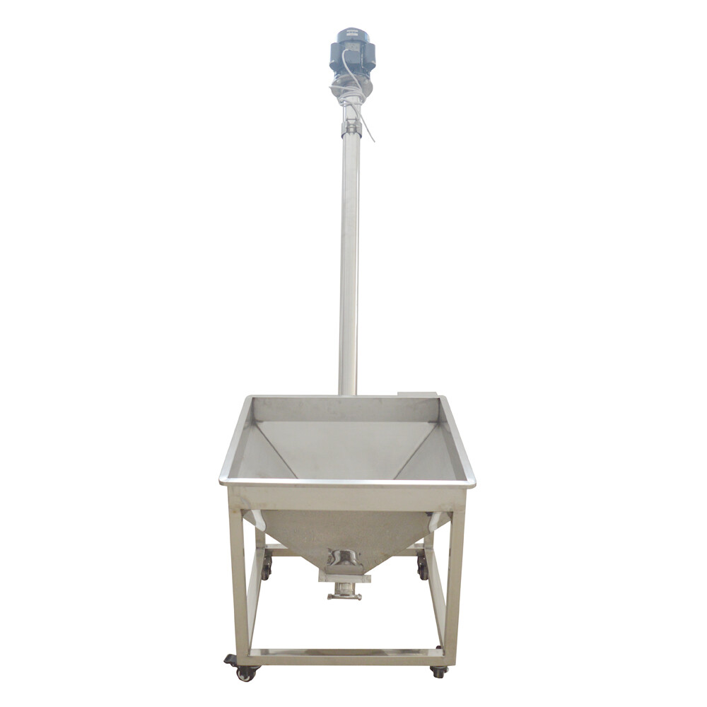 Automatic Cylinder-Type Spring Feeder Screw Conveyor Lifting Machine 220V 750W