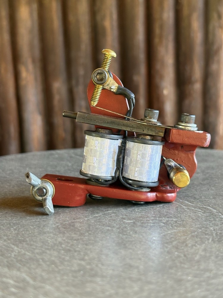 Red USA 🇺🇸 Made Coil Tattoo Machine Shader