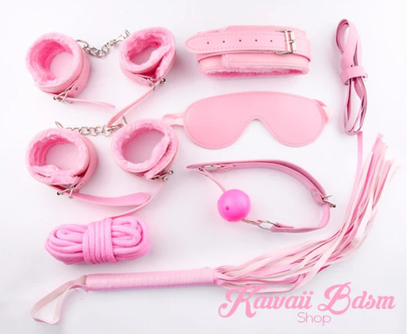 7 pcs SM Bondage submissive (pink)