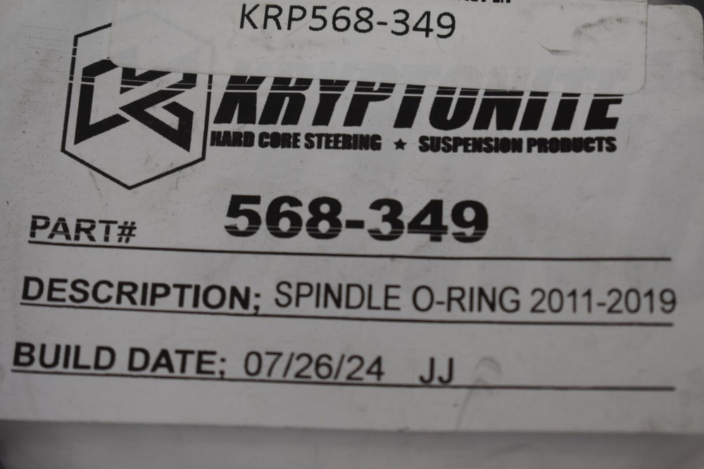 Kryptonite 568-349 Spindle O Ring Compatible With 2011-19 Automotive Replacement