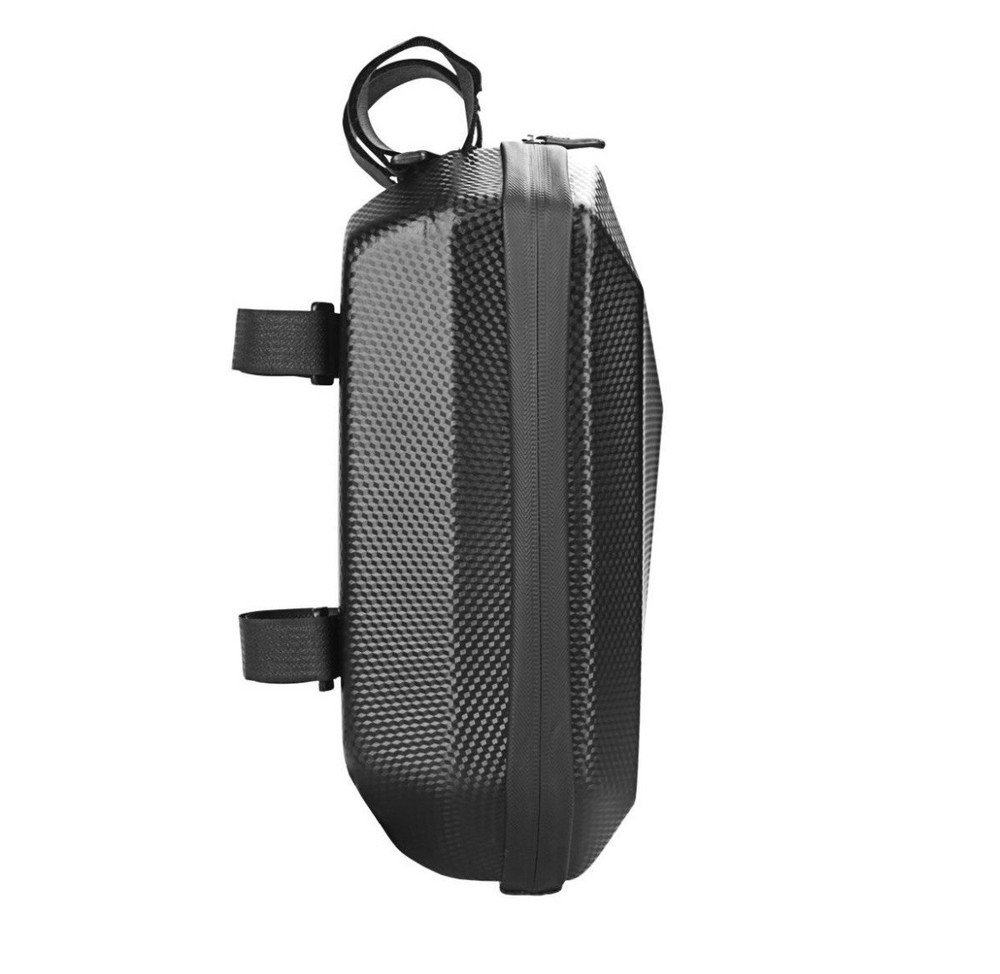 Black E Scooter Handlebar Bag - Secure - Waterproof - Hard Shell