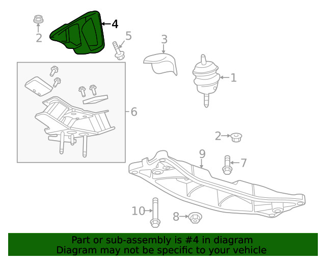 Genuine GM Mount Bracket 92253719