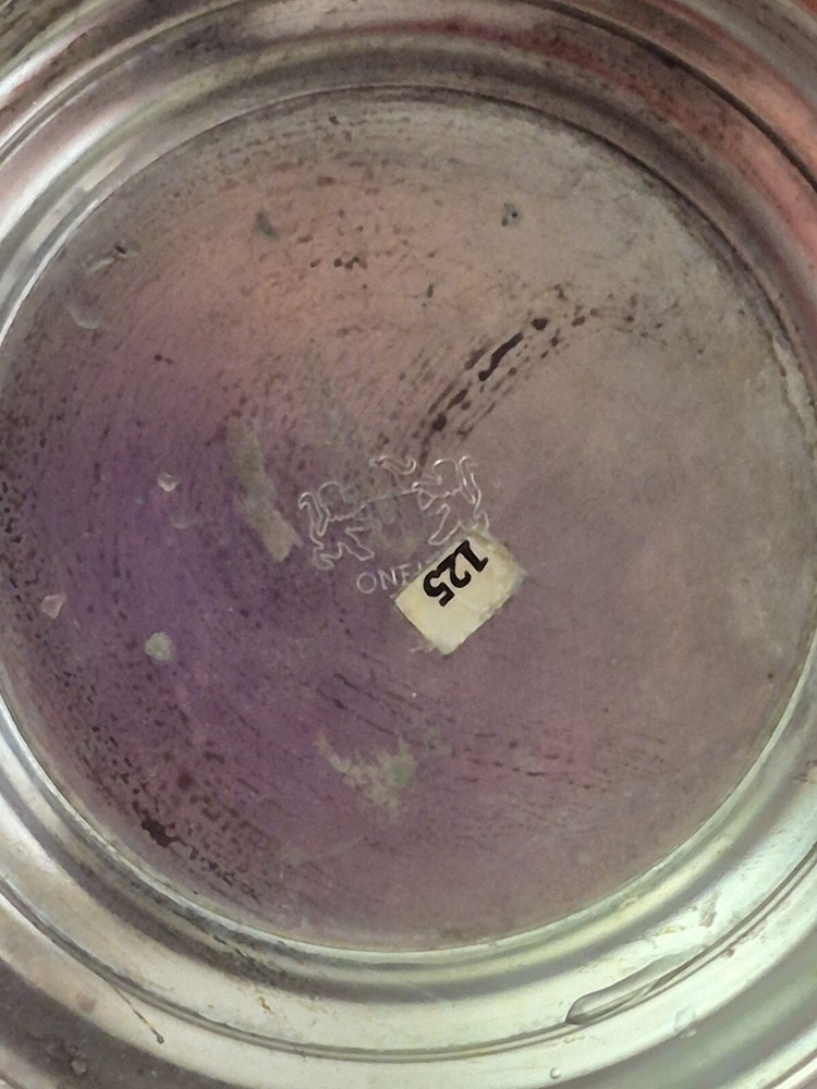 Oneida MCM Silver Plate Water Pitcher With Ice Guard