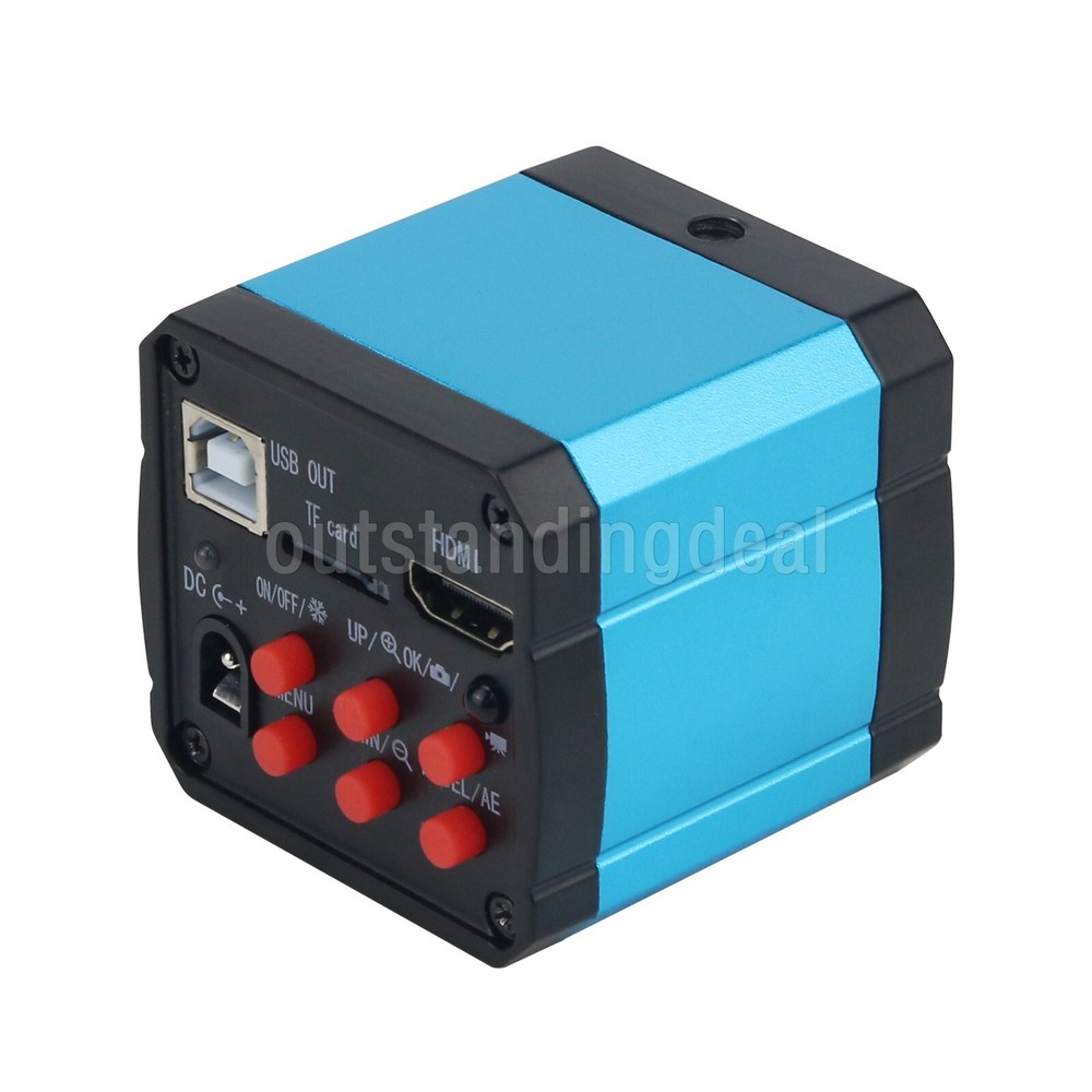 48MP Microscope Video Camera 1080P 2K HDMI USB With Adjustable Stand For Lab