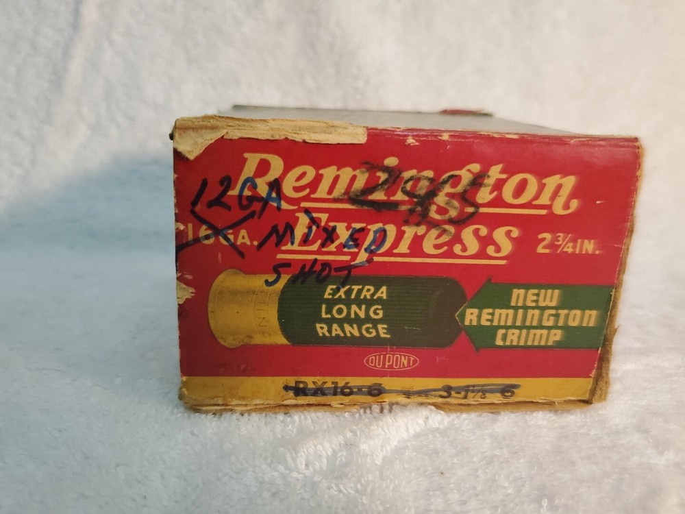 Vintage Remington Express Extra Long Range 16 GA. Shot Shell Box - EMPTY