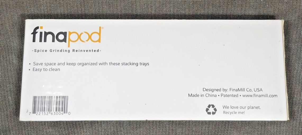 FinaMill Finapod Stackable Tray - NEW