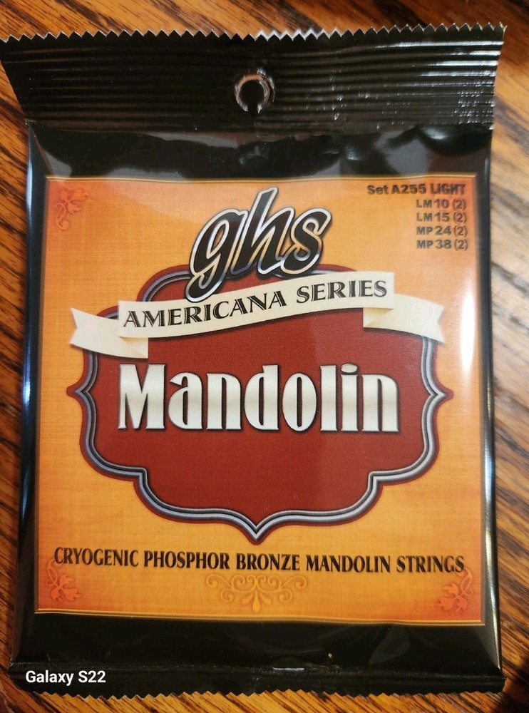 GHS A255 LIght Mandolin Strings Cryogenic Phosphor Bronze