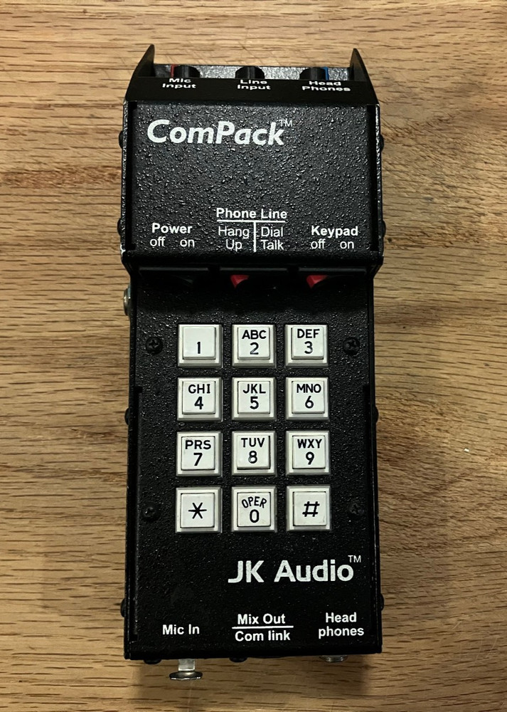 JK Audio ComPack Universal Telephone Audio Interface ,perfect for IFB LOW$$