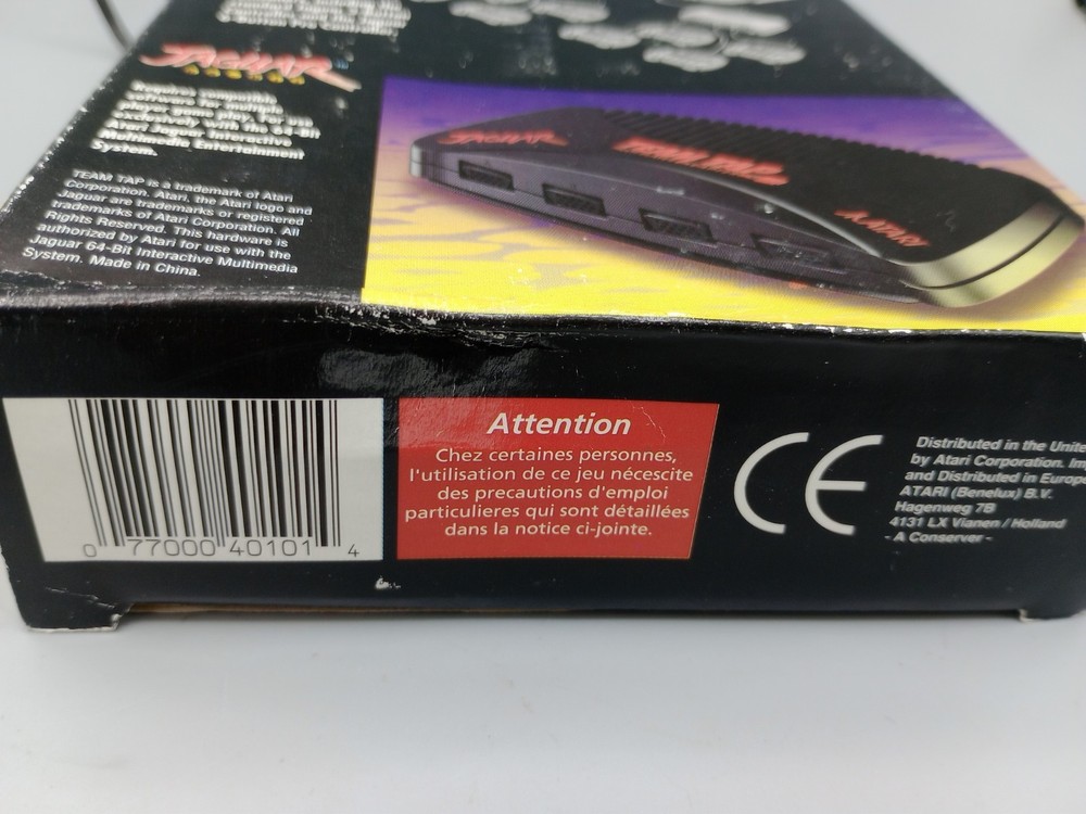 TEAM TAP Atari Jaguar Multi Player Adapter For Jaguar 64-Bit - NEW