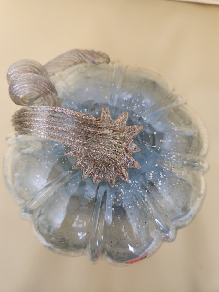 Handblown Glass Pumpkin