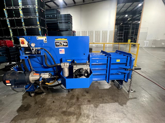 9x TC-710 Recycling Baler - Compacts Aluminum Cans and Bottles