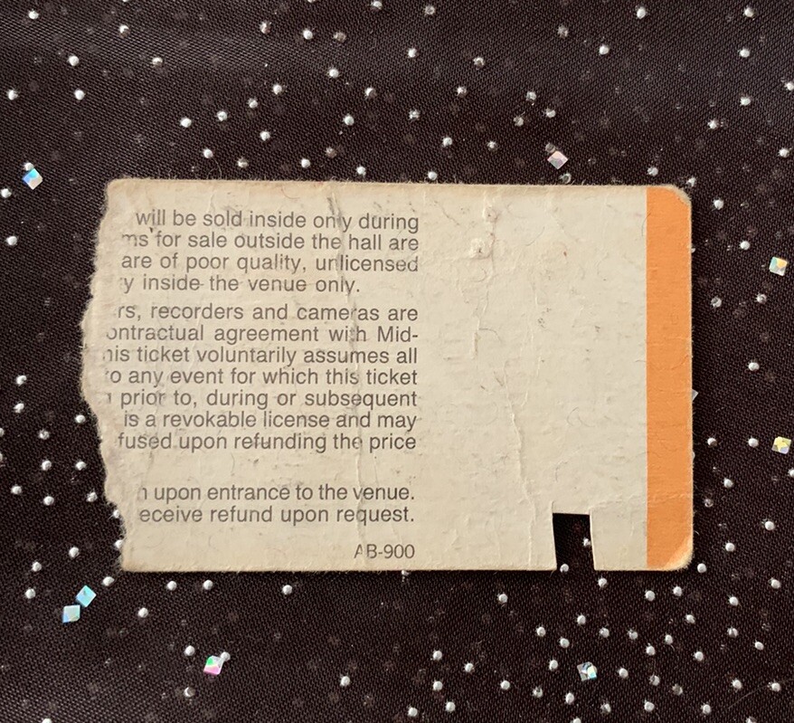 Kiss Concert Ticket Stub August 24, 1990 Little Rock AR