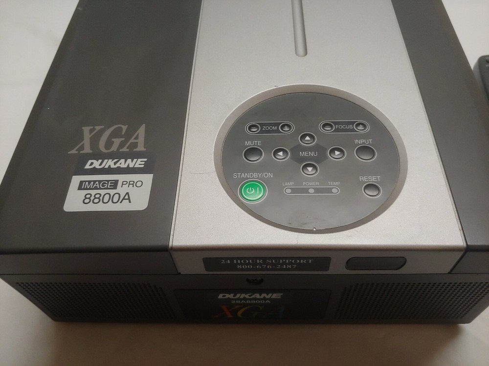 Dukane Image Pro 8800a Lcd Projector Tested And Working