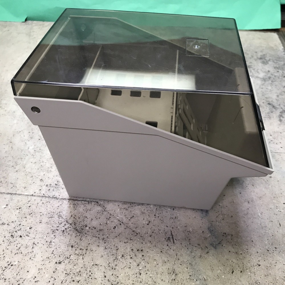 Vintage ALLSOP Multi-Media Floppy Disk CD Storage Container Removable Dividers