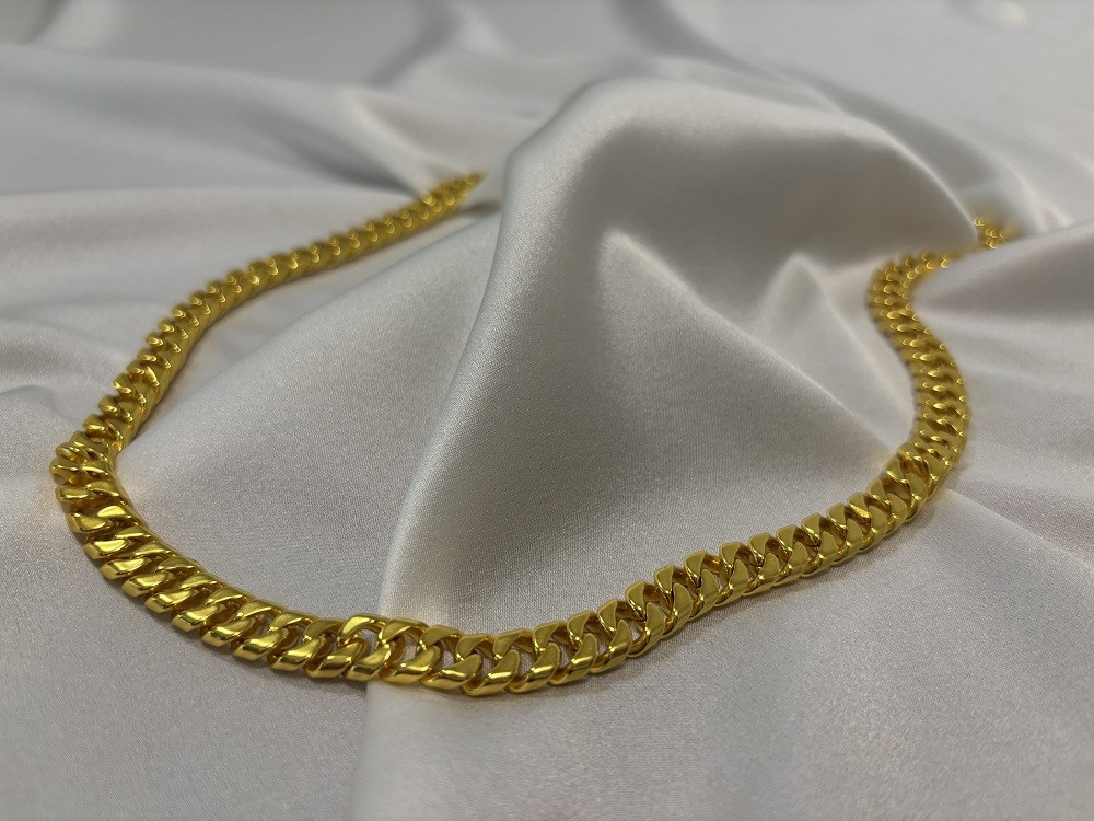 Pure 10K Yellow Gold Cuban Miami Style Link 10mm 23in 111g Chain Necklace