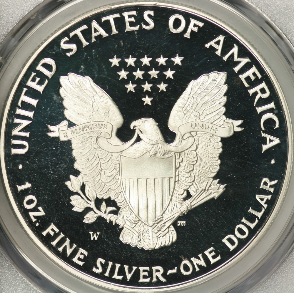 1995-W Proof Silver Eagle PCGS PR69DCAM ~ Spot Free!