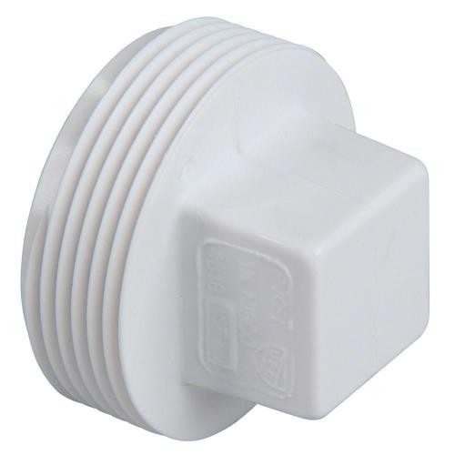 2 pcs Lesso - 2'' Sch40 PVC Plug Threaded MPT - 450-020