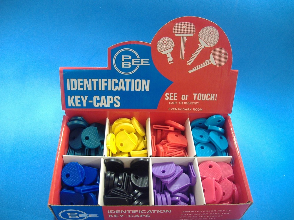 200 PIECE COLORED KEY CAP IDENTIFIER DISPLAY KIT IDENTIFICATION