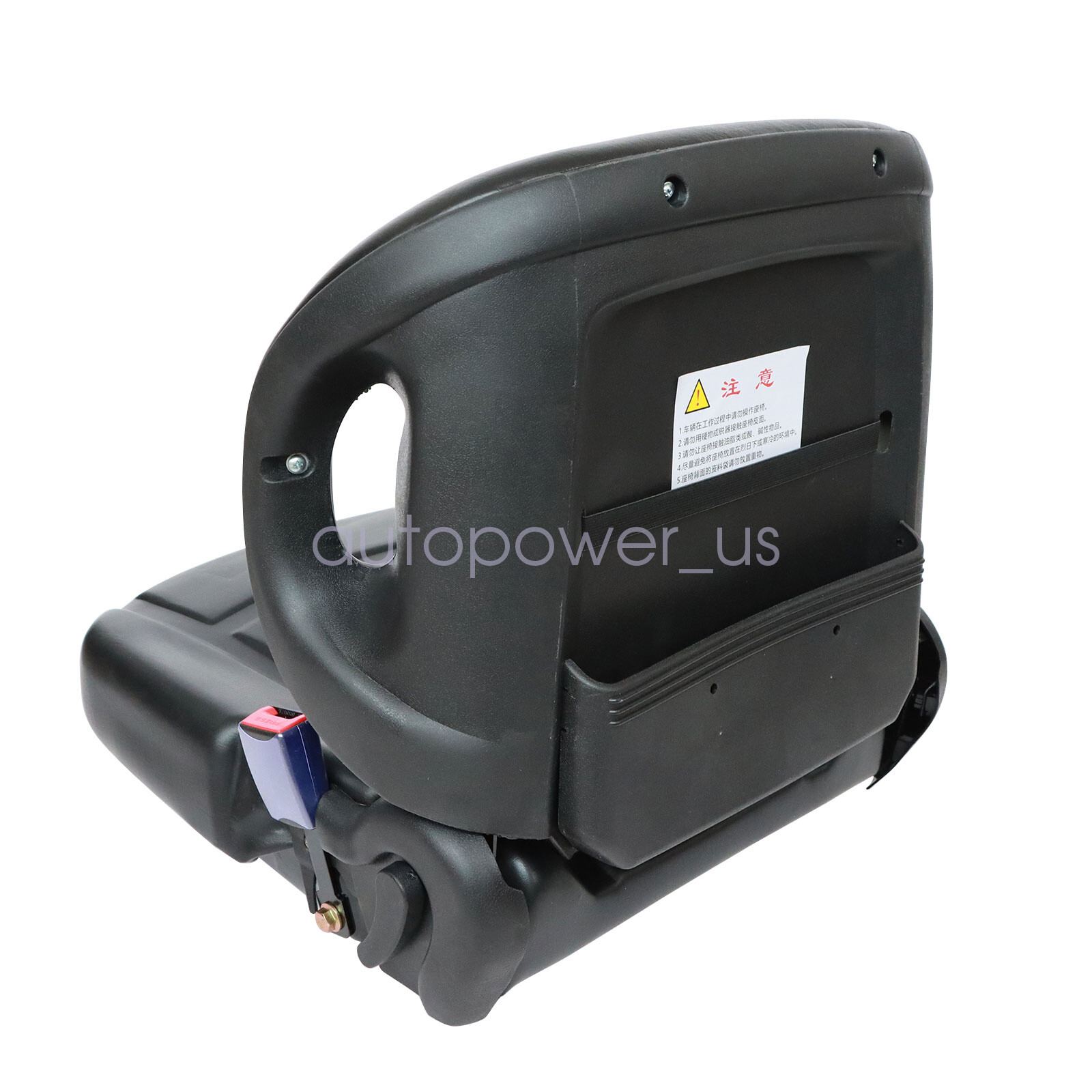 New For Toyota Forklift Seat With Seatbelt & Switch Adjustable Back Universal