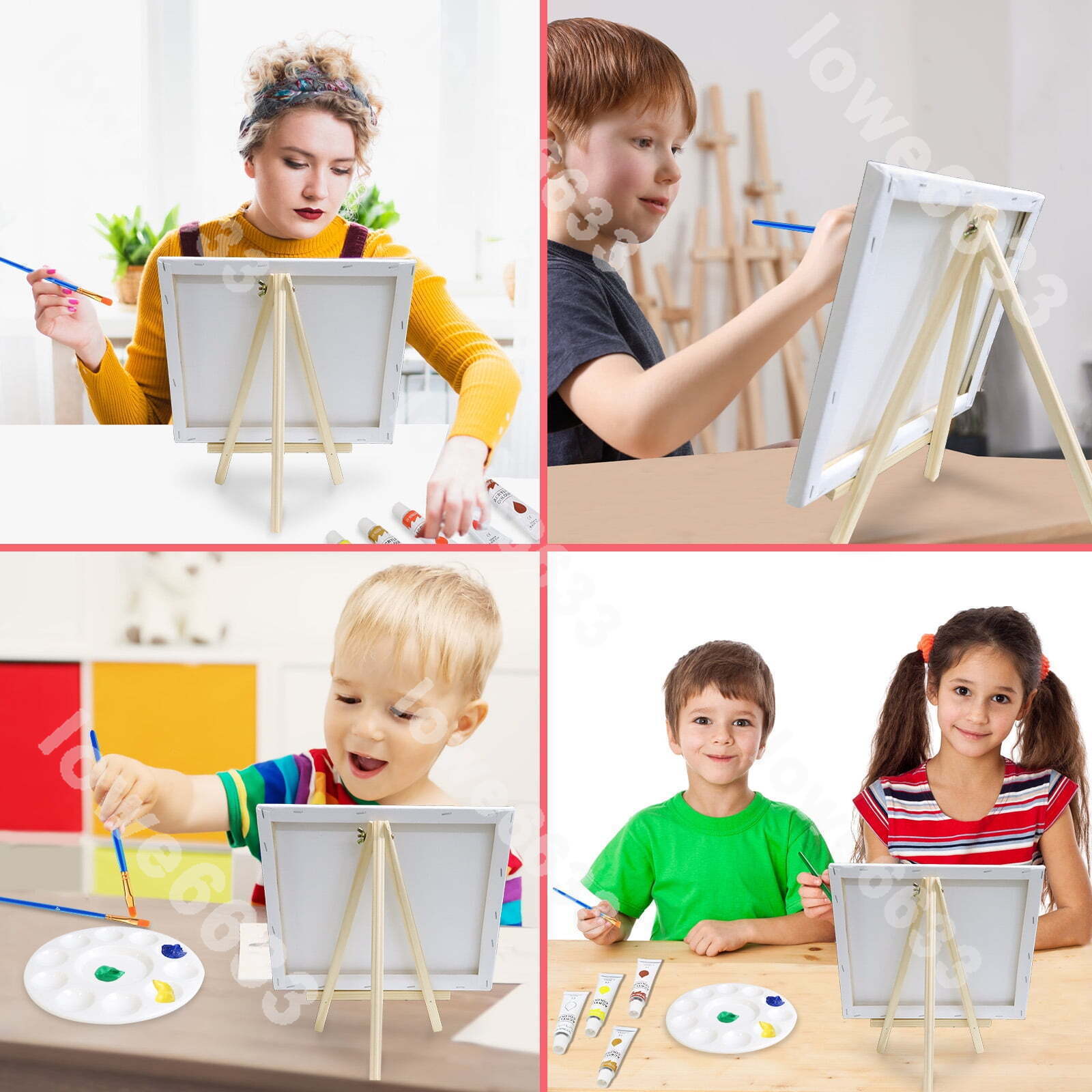 Acrylic Paint Set for Adults & Kids Art Painting Supplies Kit 28PCS Art Supplies