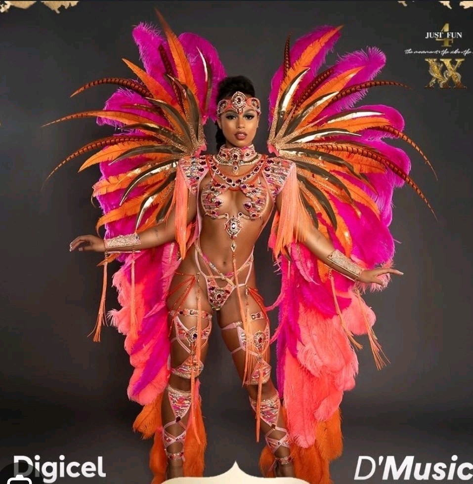 Large Carnival Feather Backpack