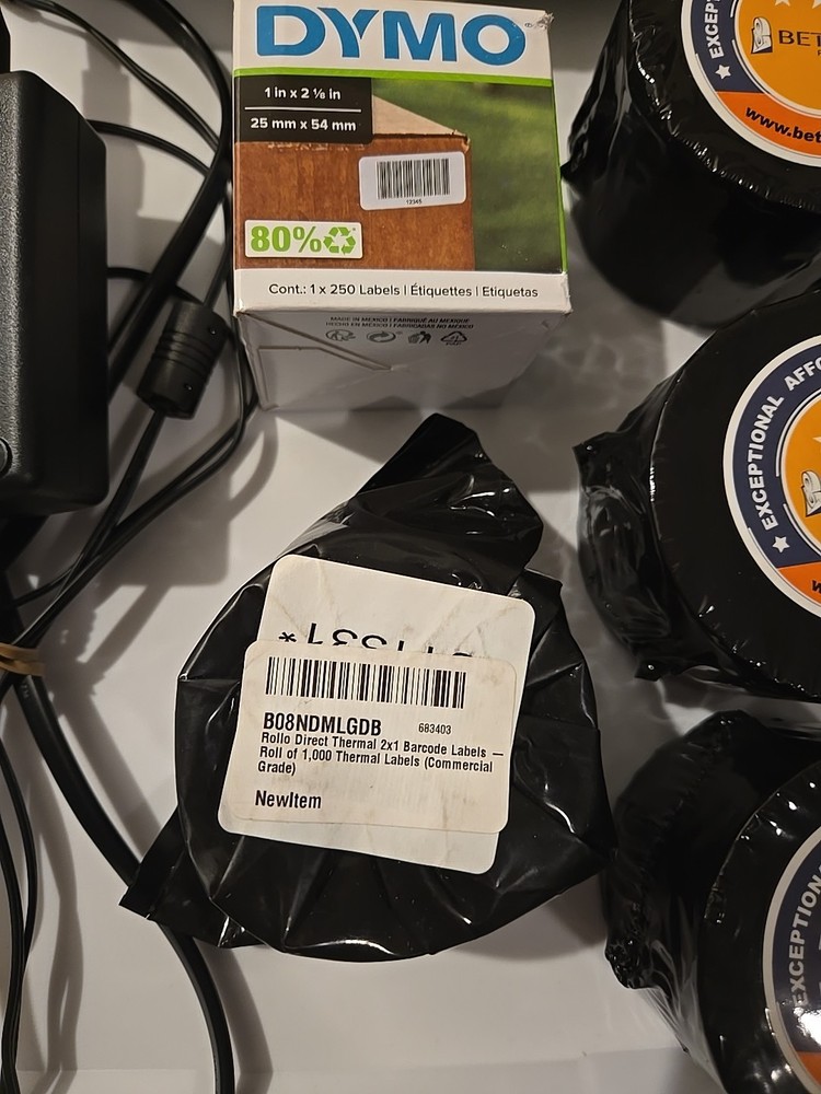 Dymo LabelWriter 450 Twin Turbo Direct Thermal Label Printer BUNDLE!!