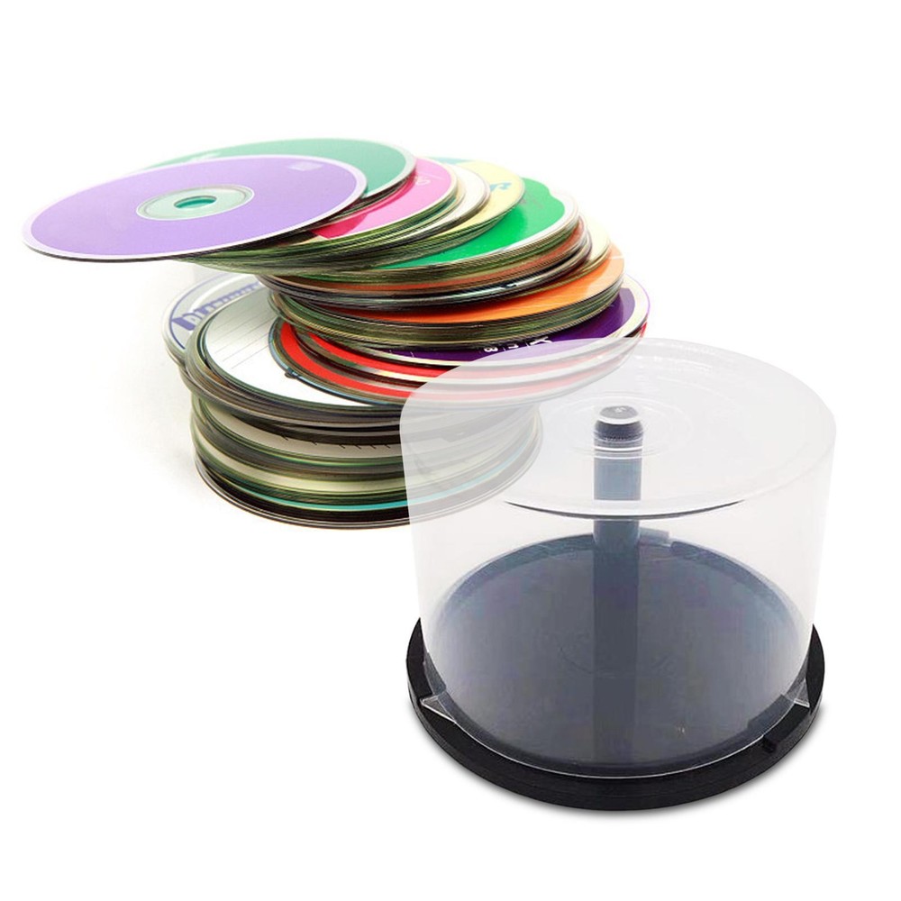 Empty CD Storage Rack Container CD Case Holder Clear Cover Accessories for