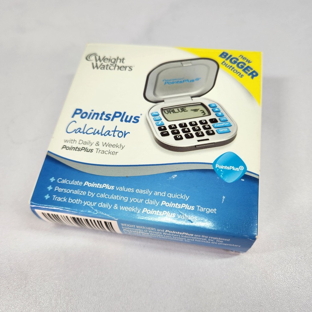 WEIGHT WATCHERS Points Plus Calculator w/Daily & Weekly PointsPlus Tracker NAC5A