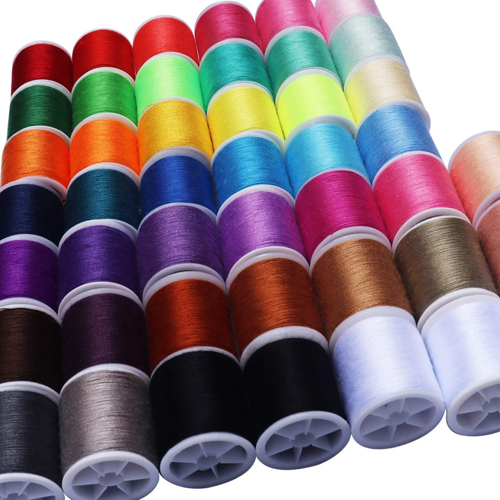 45 spools Sewing Thread Kits Polyester for Hand & Machine Sewing,100yards Each,T