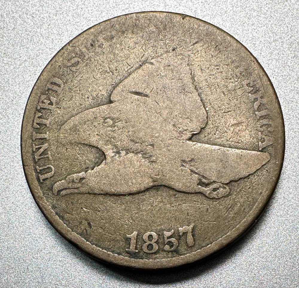 1857  FLYING EAGLE CENT   #1975