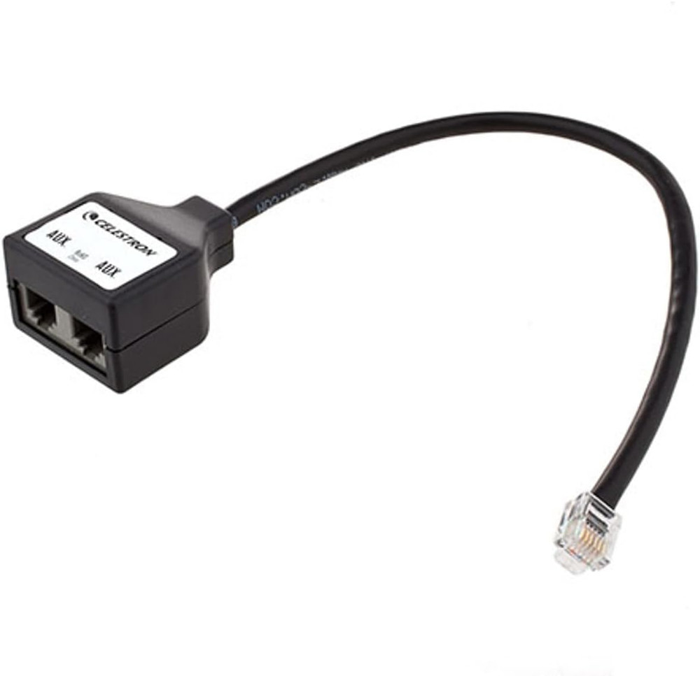 Celestron 93919 Aux Port Splitter, Black