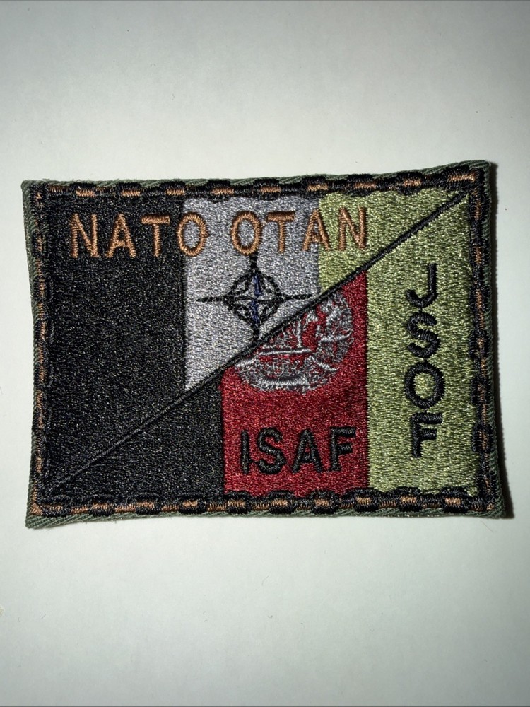 French Foreign Legion Nato Jsof ISAF Commando Afgan War Patch