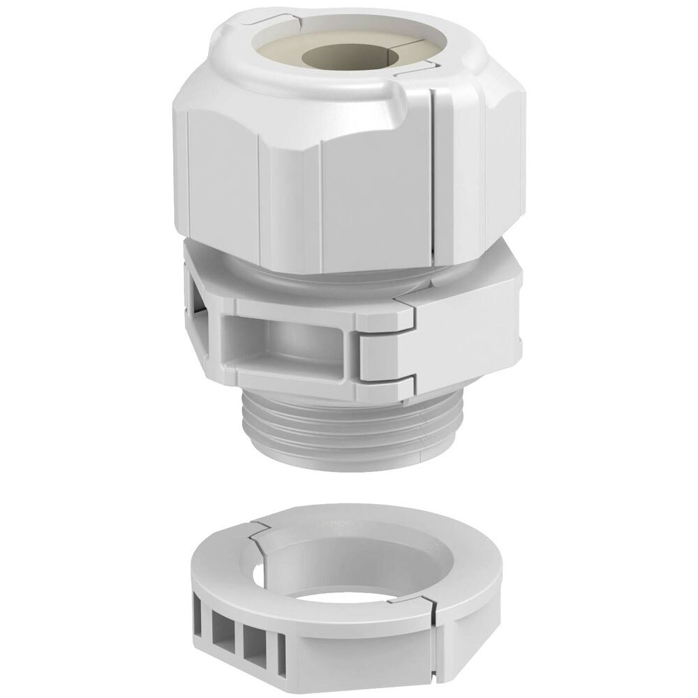 OBO Bettermann 2024942 V-TEC TB Cable Grommet 1.5mm Plastic Light Grey 5pcs