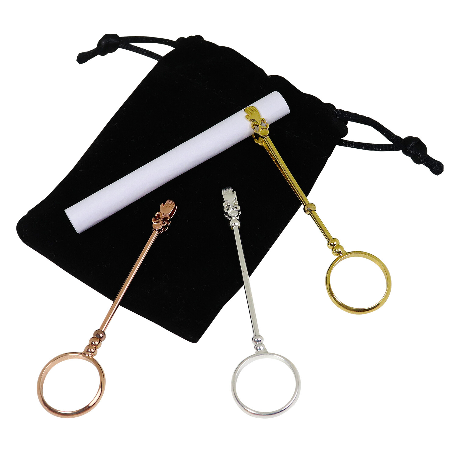 Cigarette Holder Ring Elegant Finger Holder Ring for Lady Smoker Smoke Holder