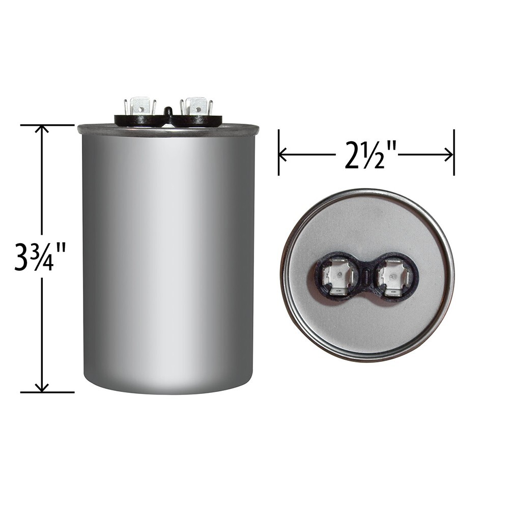 USA 50 uf/MFD 370-440 VAC volts Round Run Capacitor 50/60 Hz - Lot-1
