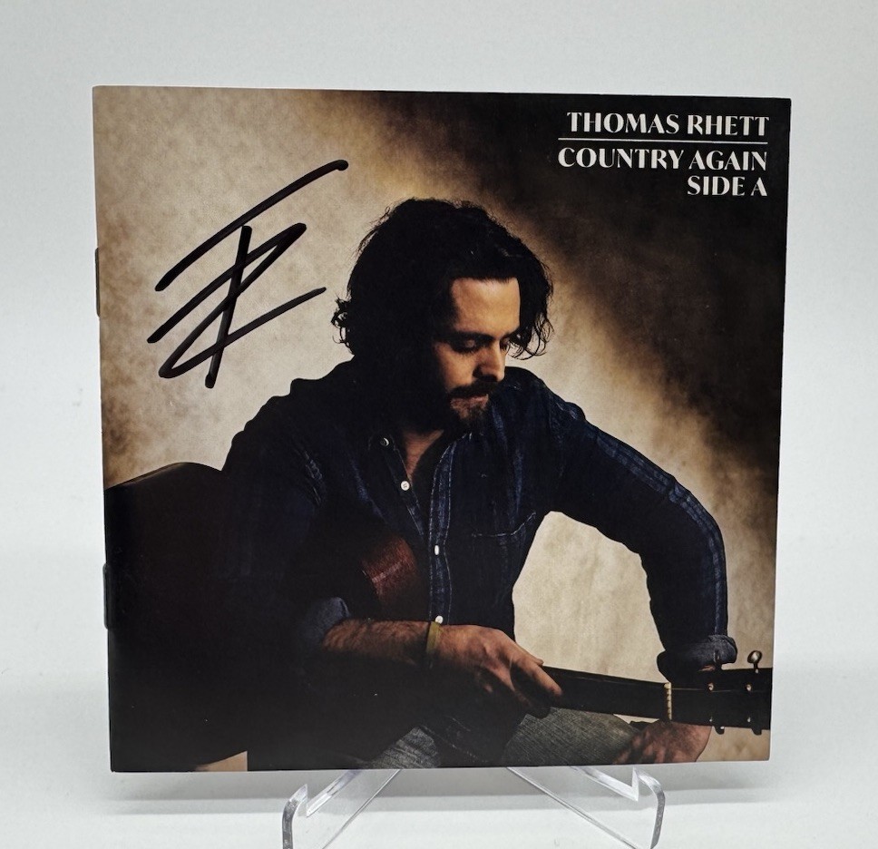 Thomas Rhett CD Country Again Side A Signed Autographed CD & Booklet