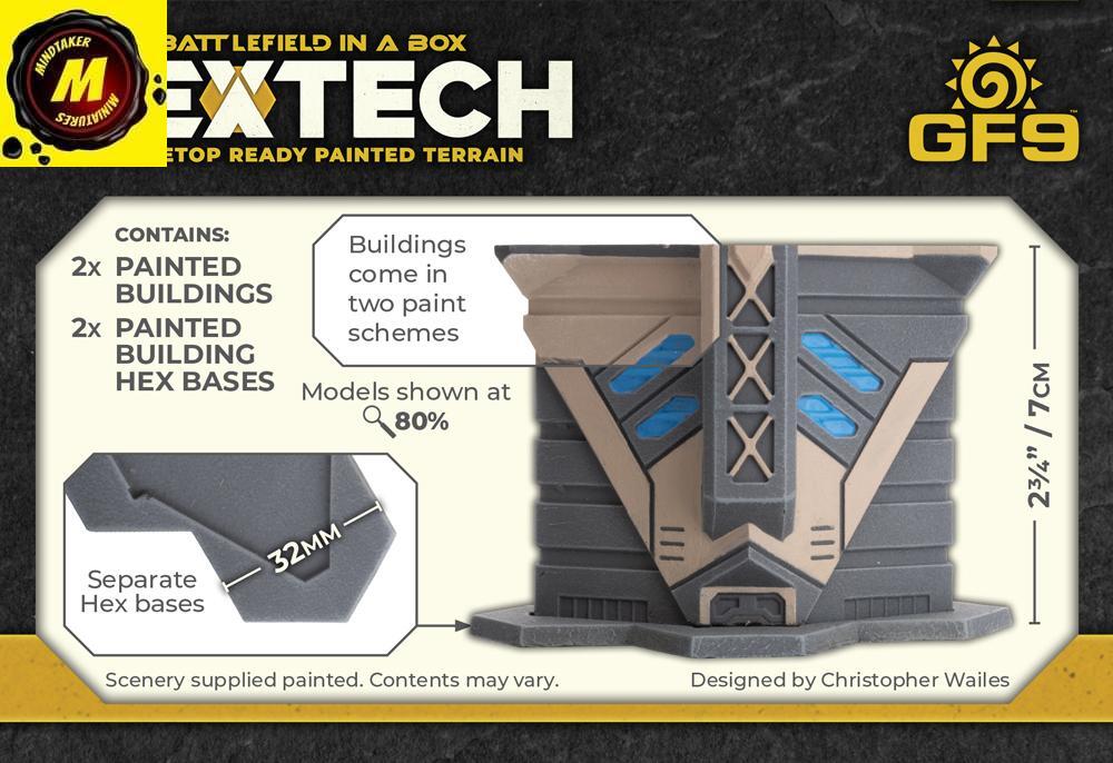 Hextech: Trinity City - Condo x2 - GF9 HEXT01 - Battletech