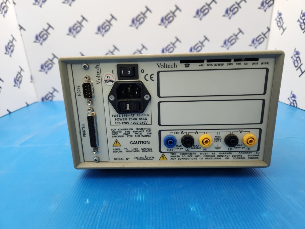 Voltech PM100 Single Phase Power Analyzer