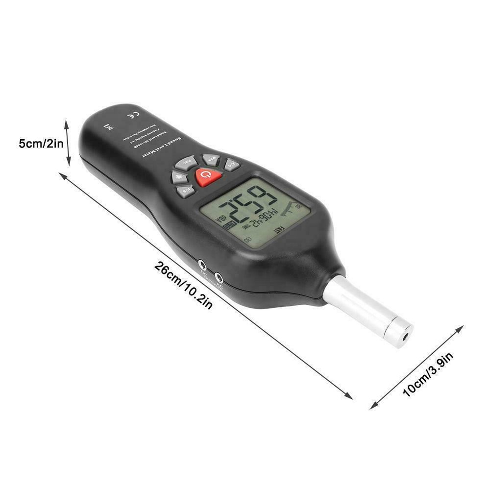 Sound Level Meter Data Logging Function 30dB~130dB Noise Tester Measuring Range