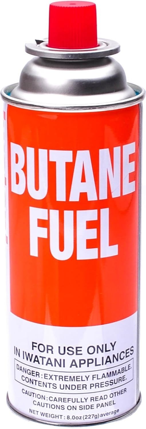 Iwatani BU-6 Butane Fuel Canister for Butane Stove & Torch Refills