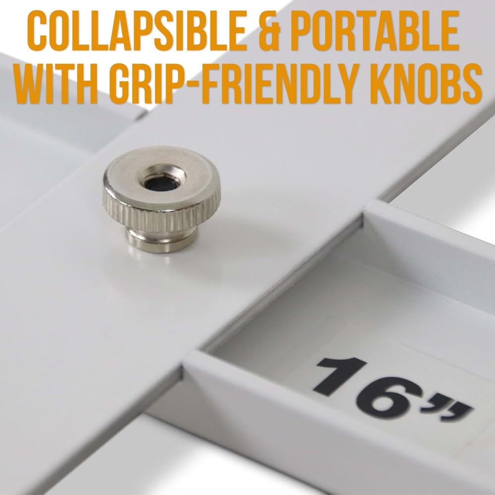 Big Foot Folding Layout Stick – Adjustable Stud Spacing Tool for Framing |